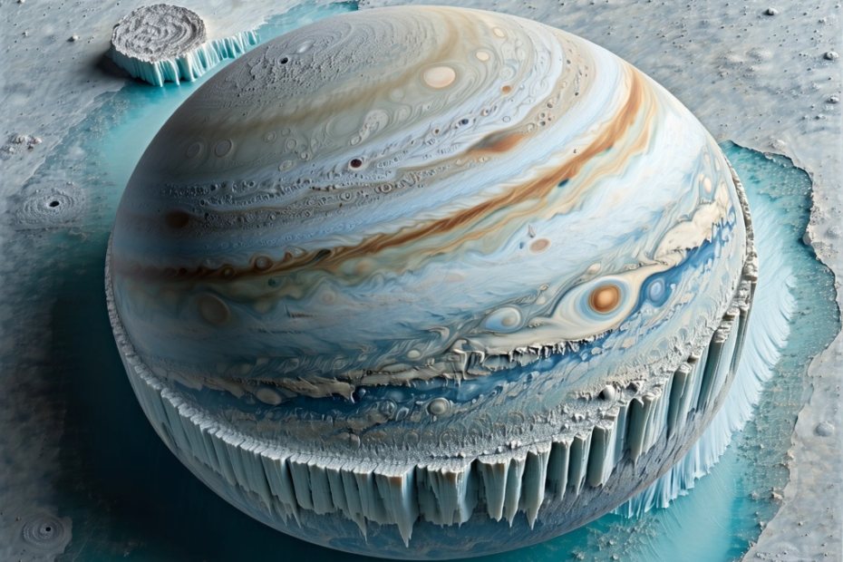 Europe, la lune glacée de Jupiter : un océan caché plein de mystères