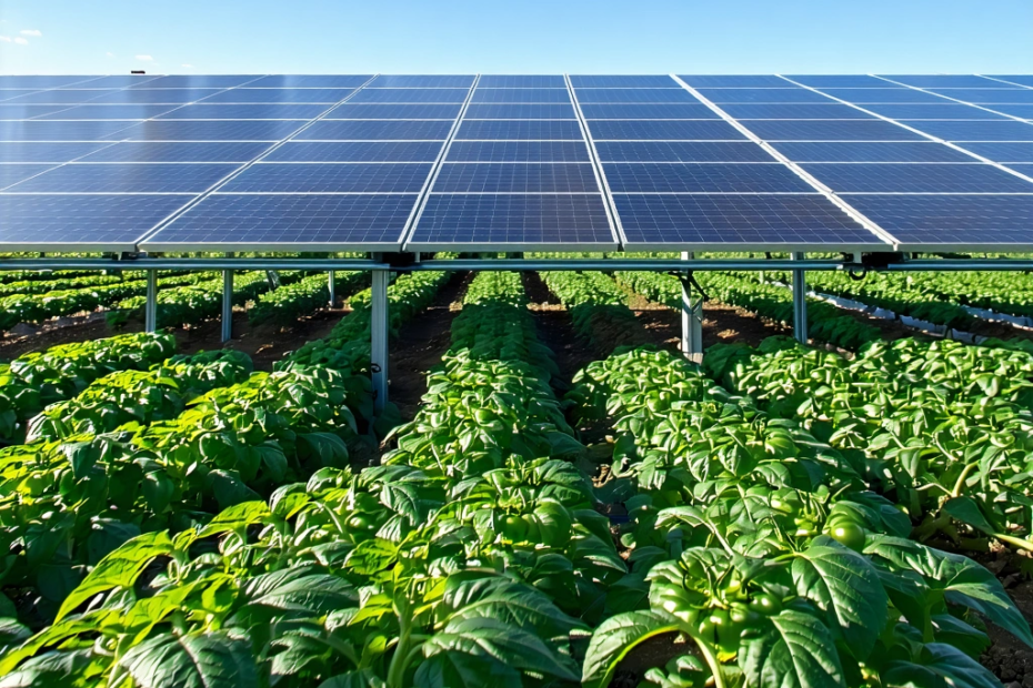 Révolution solaire : quand les panneaux deviennent des alliés des cultures agricoles
