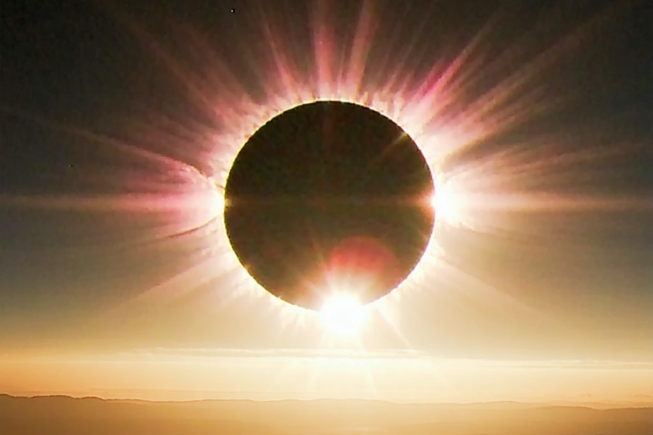Un éclat doré : le spectacle rare de l’éclipse solaire en Espagne